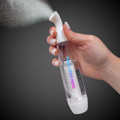 White Mister Bottle w/Full Color Imprint